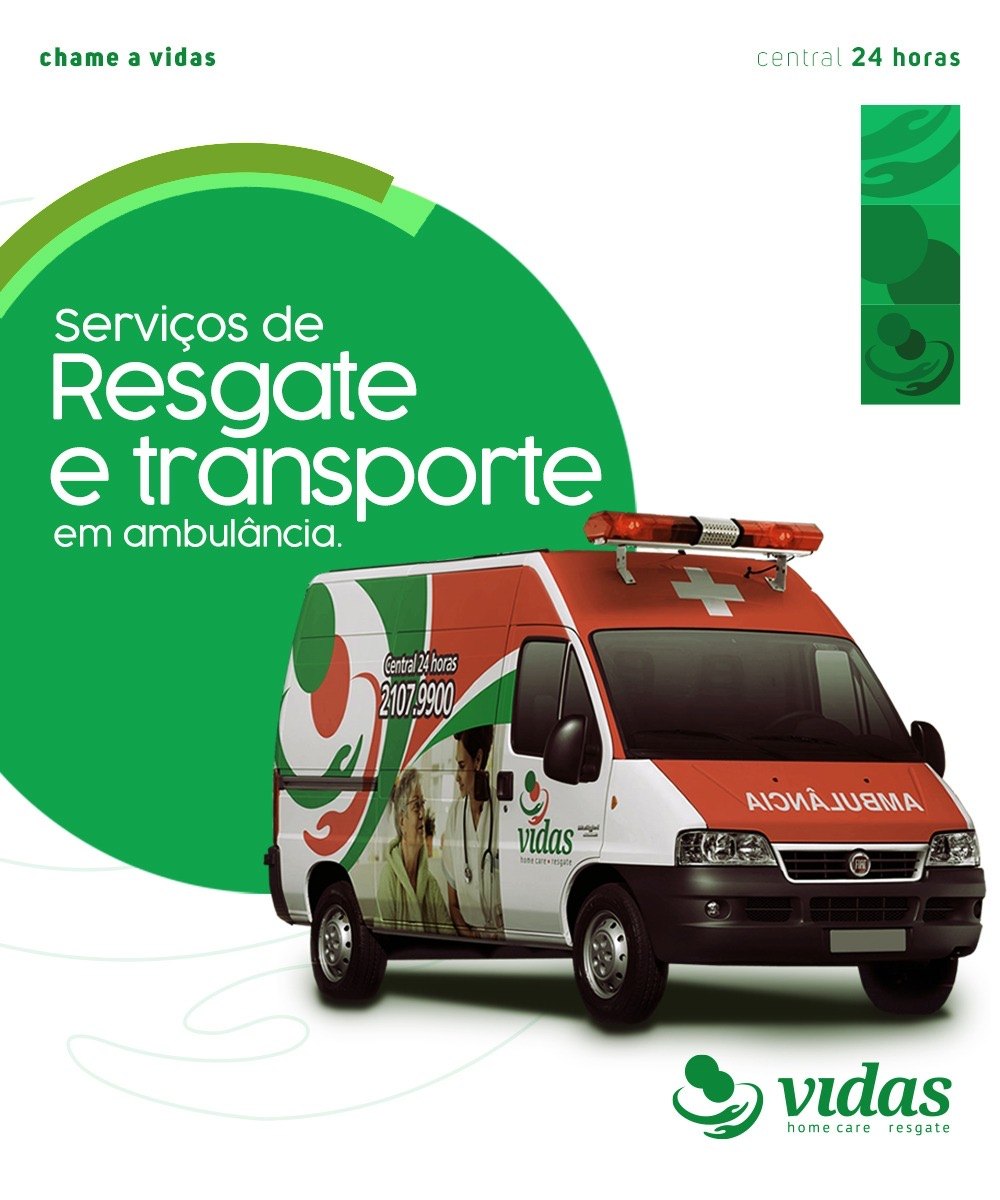 Se for preciso, temos ambulâncias equipadas para lhe atender.